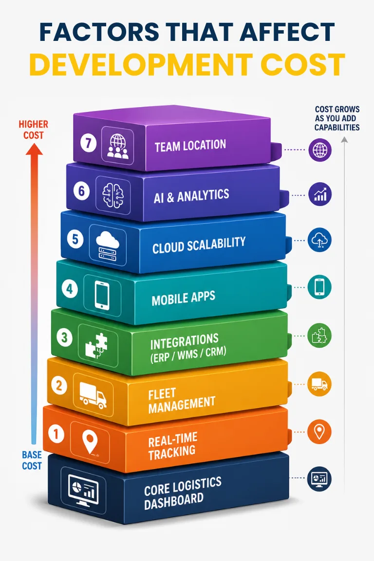 Factors That Affect Logistics Software Development Cost