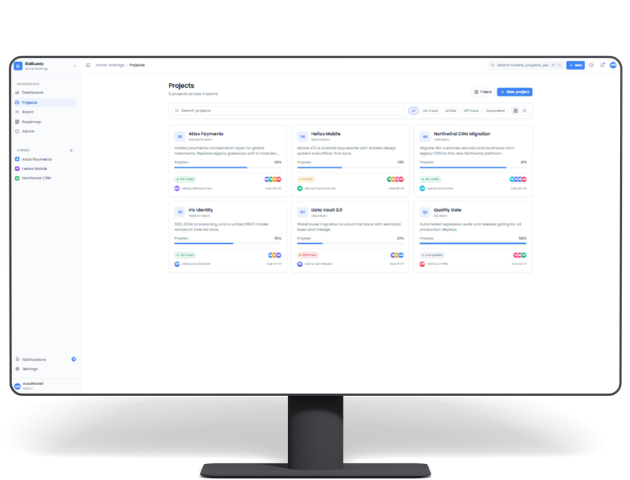 Enterprise IT Project Management Platform Case Study Screenshot 2
