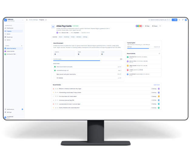 Enterprise IT Project Management Platform Case Study Screenshot 5