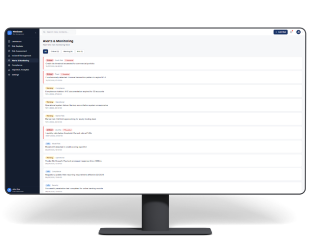 Financial Risk Management Software Case Study Screenshot 3