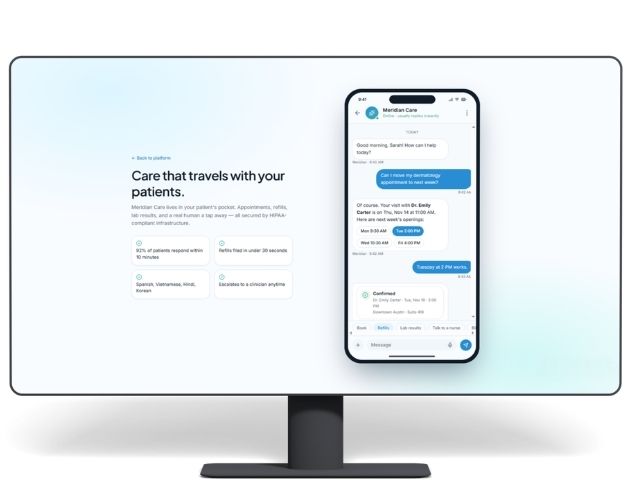 Healthcare Clinic AI Support Agent Case Study Screenshot 6