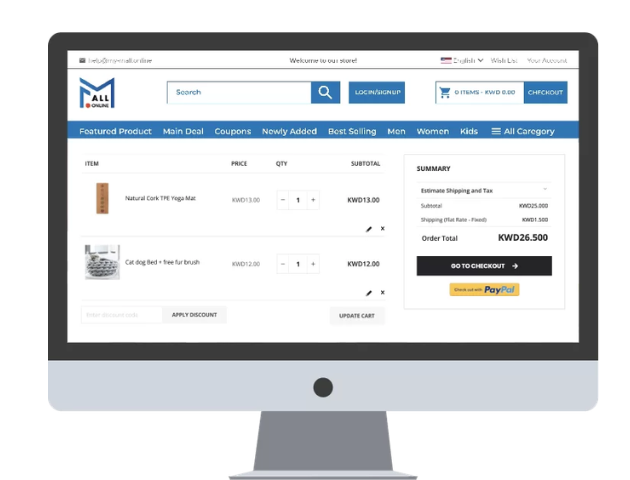 Multivendor E-commerce Platform Development Case Study Screenshot 1